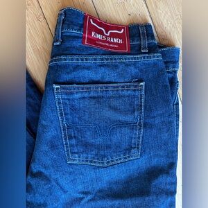 Never Worn Kimes Ranch Dark Blue Denim Jeans